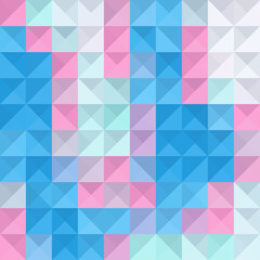 Obraz premium Abstract Polygon Grid with 3D Shading