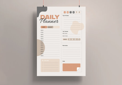 Daily Planner Template