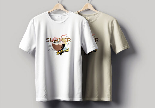 Summer T Shirt Design Layout