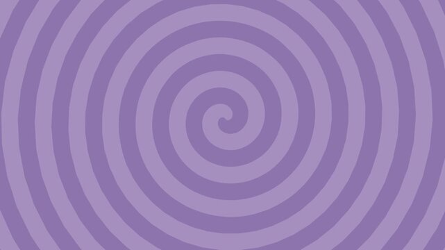 悩みやモヤモヤ感などをイメージした紫色の渦巻き模様がぐるぐる回転するループアニメーション背景素材
