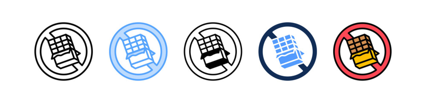 Low Calorie Icon Multiple Style