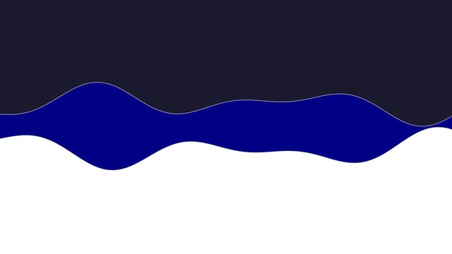 112 Wave Line Dark Blue 2Lines Normal Down C - Animated Background Loop