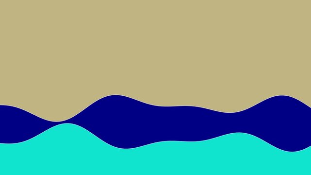 117 Wave Line Dark Blue 2Lines Fast Up A - Animated Background Loop