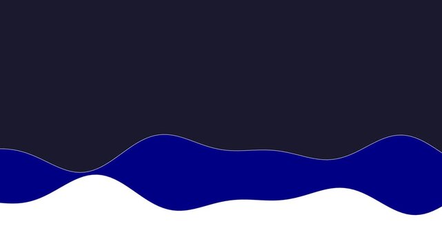 117 Wave Line Dark Blue 2Lines Fast Up C - Animated Background Loop