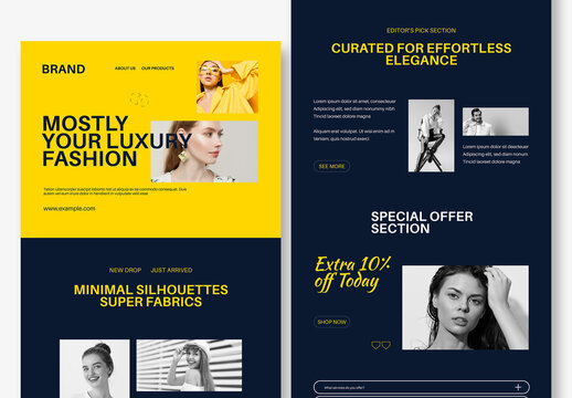 Fashion Email Newsletter Design