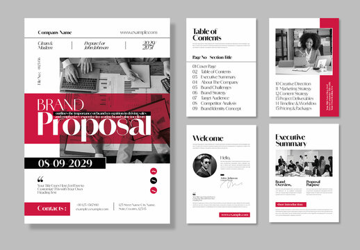Modern Brand Proposal Design Template