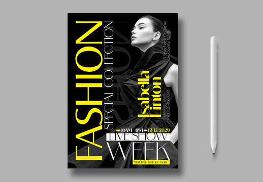 Modern Fashion Week Event Design Template