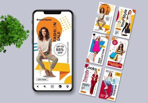 Modern Trendy Fashion Social Media Story Templates