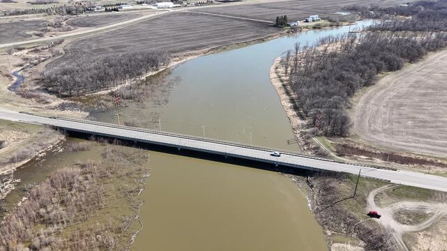 Floodwaters In Brandon Manitoba