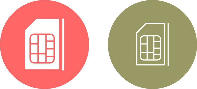 SIM card Vector Icon