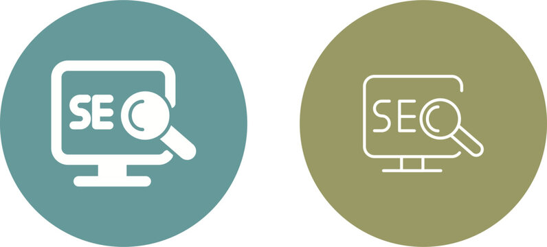 Search Engine Optimization Vector Icon