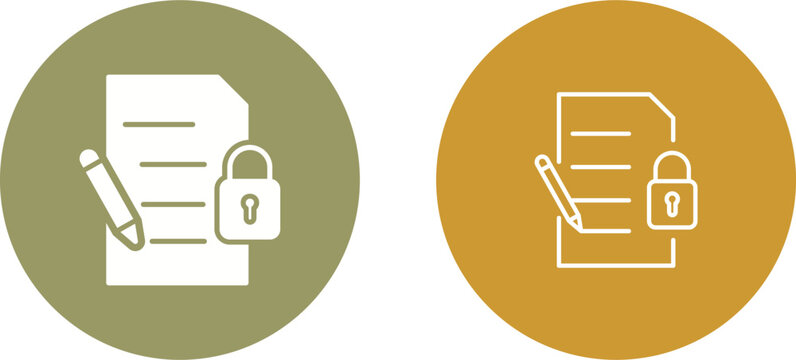 Confidentiality Vector Icon