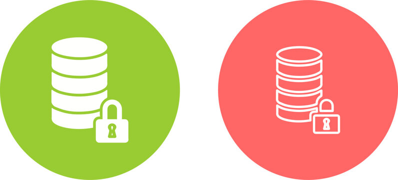 Encrypted Data Vector Icon