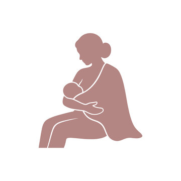 Mother cradling her child in a peaceful embrace conveys the profound emotional connection and protective nature of the parental bond.