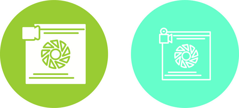 Camera Lens Vector Icon