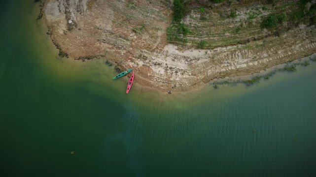 Cinematic Drone Footage of Rangamati Lake and Kaptai Hills Landscape 4k