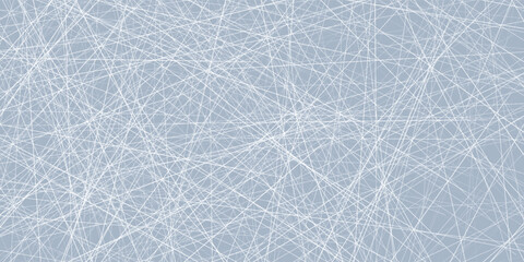 Fototapeta premium Skating rink vector illustration. Winter sport background. Abstract scratched ice background with lines. vector design