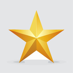 Obraz premium Golden Star Icon
