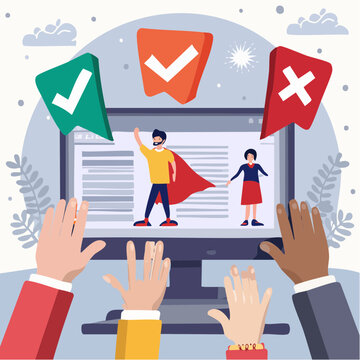 Superhero Leader and Audience Voting