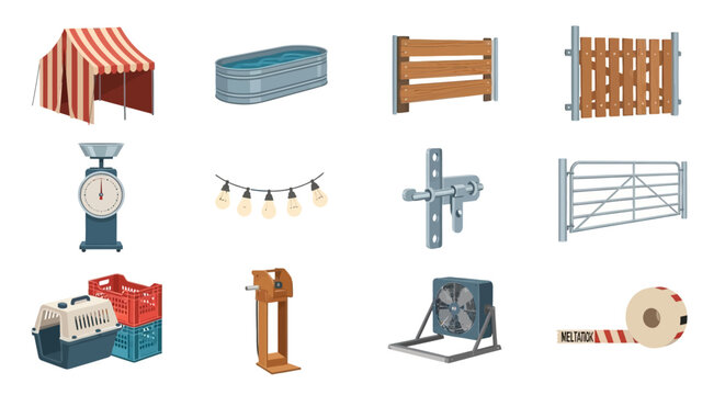 Collection of Garden and Outdoor Items for Home Decor