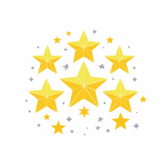 Obraz premium Golden Stars Cluster