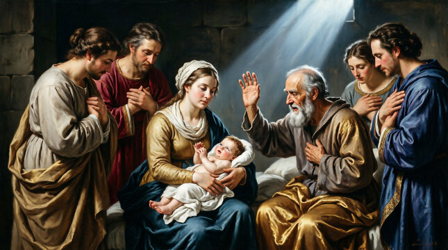 John the Baptist is born, named by Zechariah, fulfilling God's holy prophecy.