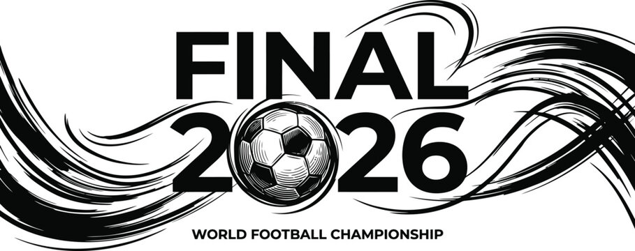 2026 final world football championship logo with soccer ball And FIFA World Cup 2026, FIFA World Cup, World Cup, World Cup Champion, FIFA World Cup Champion, World Cup Final 2026, World Cup Final