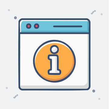 Information Icon on a Browser Window