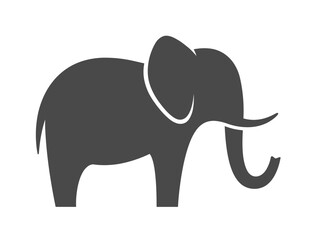 Fototapeta premium Elephant Silhouette Icon
