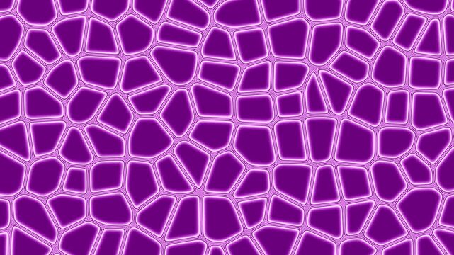 Vibrant Purple Organic Cellular Pattern Animation