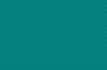Obraz premium synthetic diamond ripstop fabric with geometric texture and rhombus pattern teal background
