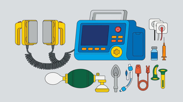 Medical emergency equipment and tools 1.