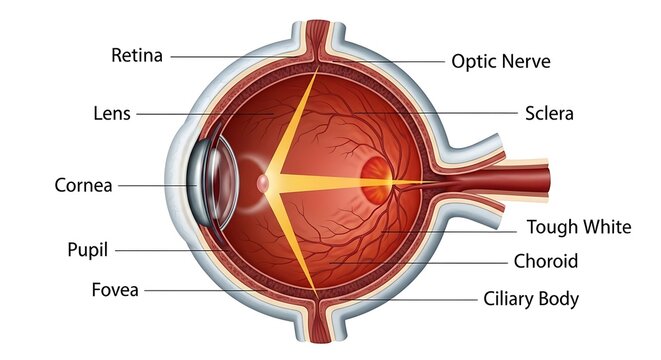 Scientific View of the Human Eye Parts and Vision System