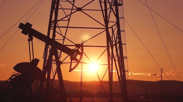A pumpjack is the overground drive for a reciprocating piston pump in an oil well, commonly known as a "nodding donkey" or beam pump.