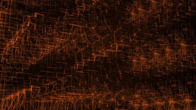 Abstract brown technology wired backgrounds stock video.