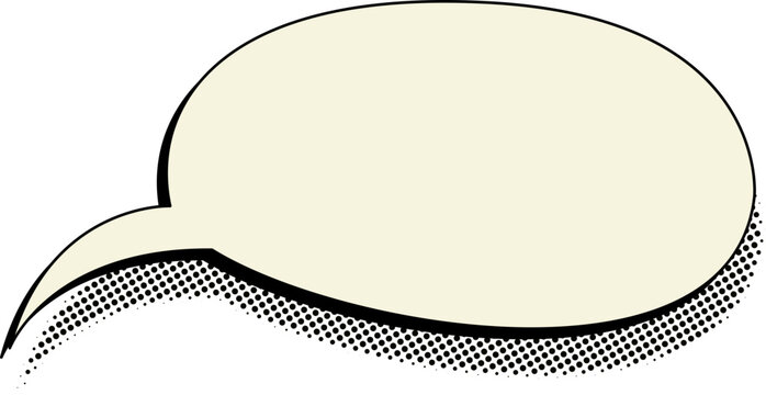 Comic Speech Bubble Illustration