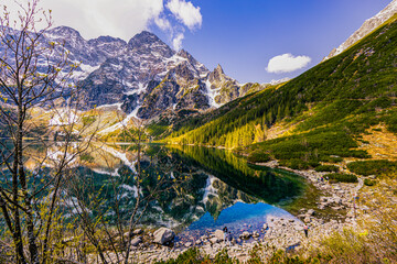 Morskie Oko Lake in Tatra Mountains National Park, Poland © gkrphoto