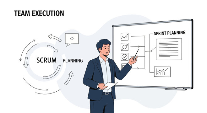 Agile Scrum Planning Presentation - Team Execution Strategy