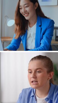Vertical Split Screen Slideshow