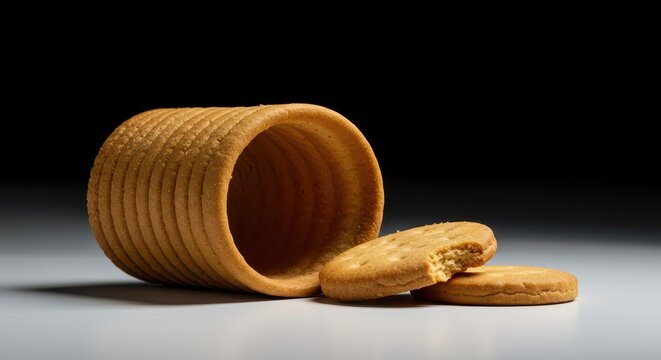 tas de biscuit petit beurre en gros plan, parfait pour la p&acirc;tisserie et les desserts simples, fond blanc, collation croquante sucr&eacute;e, beurr&eacute;, sec, dessert