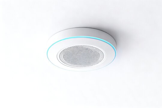 Modern ceiling mounted smart speaker
