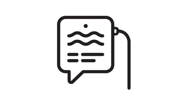 Chat bubble with coding brackets icon symbolizing software development and programming workflow in UI design