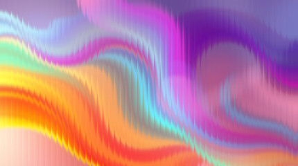 Obraz premium Abstract colorful wavy background with gradient effect for web design and social media