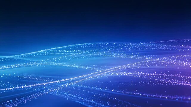 Abstract light wave patterns