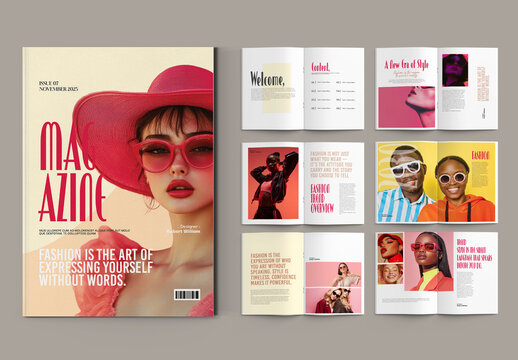 Fashion Magazine Layout