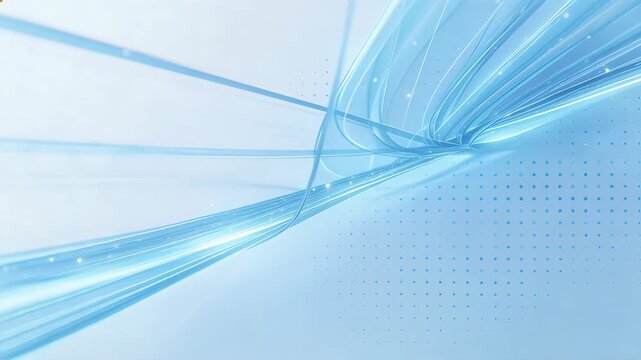 Abstract blue light wave patterns