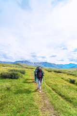 Fototapeta premium hiking in the mountains