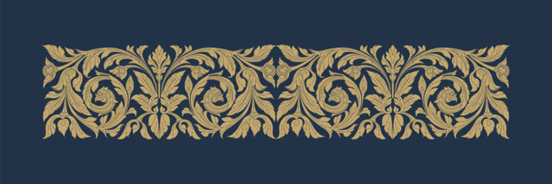 Khmer traditional frame ornament art