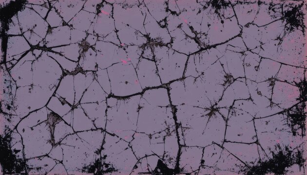 Distressed Plastisol Ink, Grunge Cracked Texture Overlay. For Retro T-shirt designs. Rough Dirty Worn Effect. Vintage Isolated Pattern.