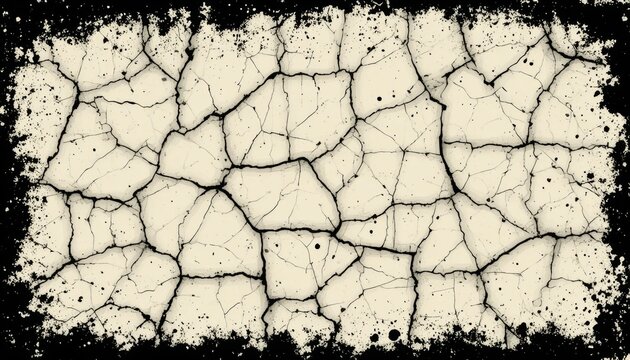 Distressed Plastisol Ink, Grunge Cracked Texture Overlay. For Retro T-shirt designs. Rough Dirty Worn Effect. Vintage Isolated Pattern.